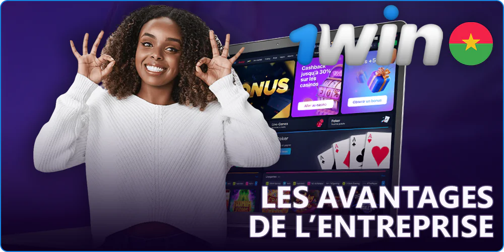 Avantages de 1Win pour les joueurs du Burkina Faso