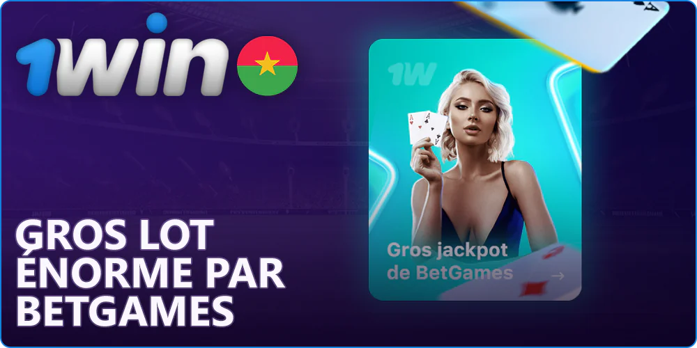 Gros bonus de BetGames sur 1Win