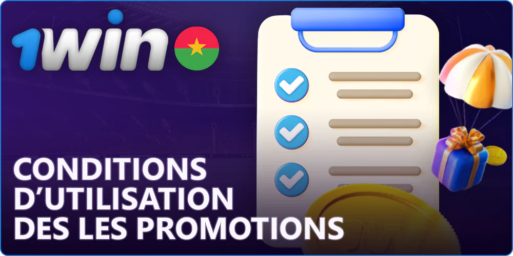 Règles d'obtention des primes sur 1Win au Burkina Faso