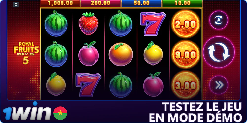 Essayez le jeu sur 1Win Casino en mode démo