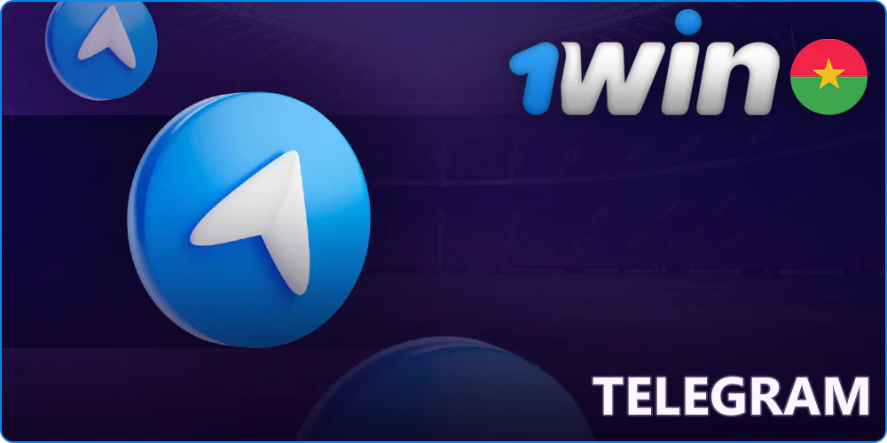 1Win Burkina Faso Telegram channel