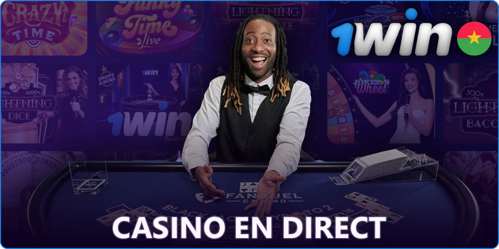 1Win casino en direct au Burkina Faso