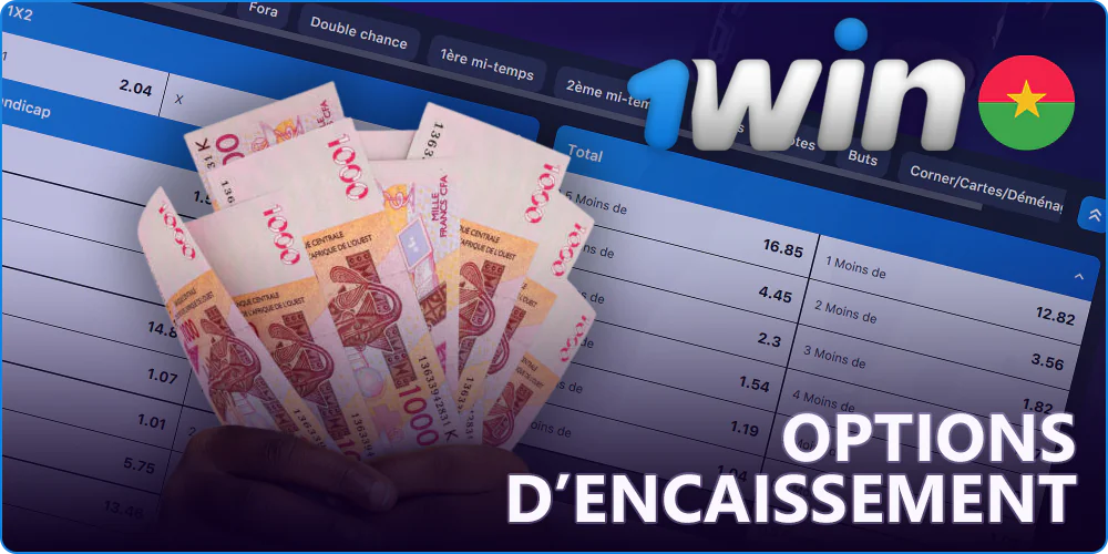 Option de retrait sur 1Win