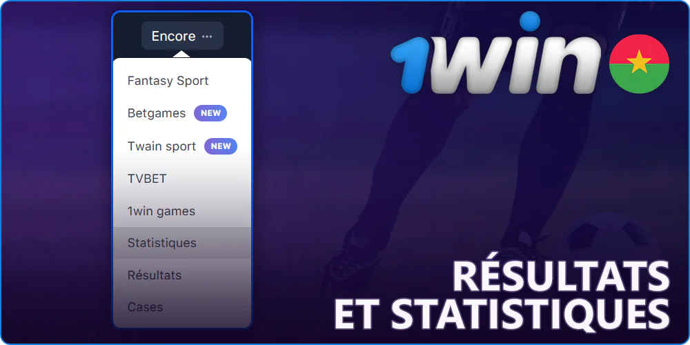 Résultats des matches et statistiques sur 1Win