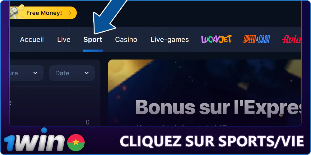 Aller à la page des sports sur 1Win